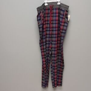Bonne Nuit by Déesse 2X Plaid PJ Pants. NWT. 100% Cotton Body. NWT